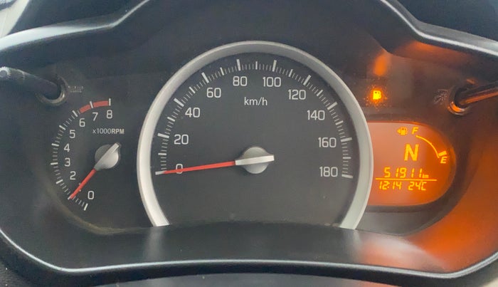 2015 Maruti Celerio VXI AMT, Petrol, Automatic, 51,906 km, Odometer Image