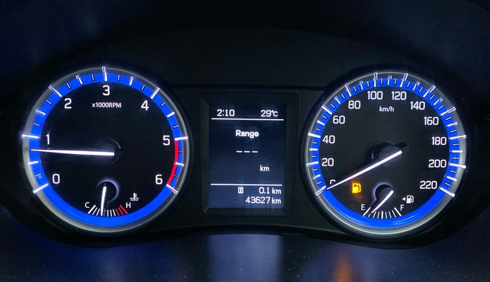 2017 Maruti S Cross ZETA 1.3, Diesel, Manual, 43,830 km, Odometer Image