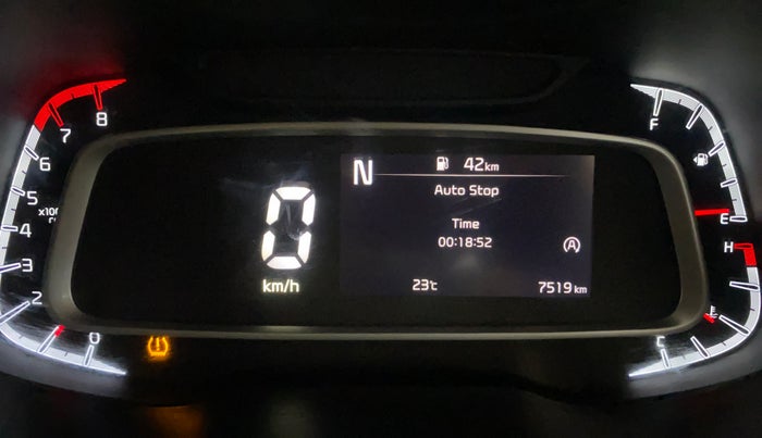 2023 KIA SONET HTX 1.0 IMT, Petrol, Manual, 7,511 km, Odometer Image