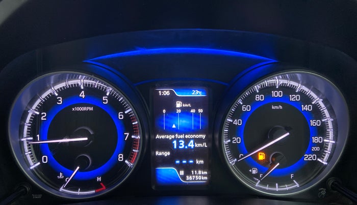 2016 Maruti Baleno ZETA PETROL 1.2, Petrol, Manual, 36,750 km, Odometer Image
