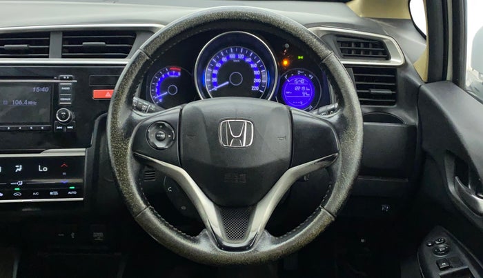 2016 Honda Jazz 1.2L I-VTEC V, Petrol, Manual, 1,22,231 km, Steering Wheel Close Up