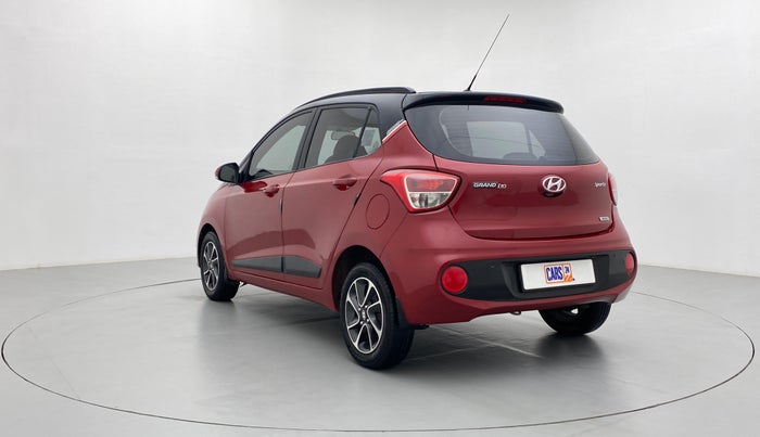 2017 Hyundai Grand i10 SPORTZ (O) 1.2 AT VTVT, Petrol, Automatic, 22,218 km, Left Back Diagonal