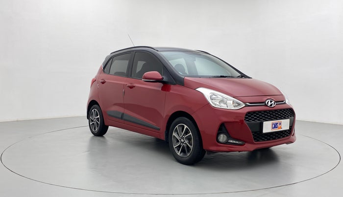 2017 Hyundai Grand i10 SPORTZ (O) 1.2 AT VTVT, Petrol, Automatic, 22,218 km, Right Front Diagonal