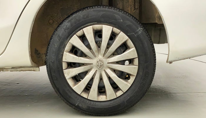 2012 Toyota Etios G, Petrol, Manual, 90,309 km, Left Rear Wheel