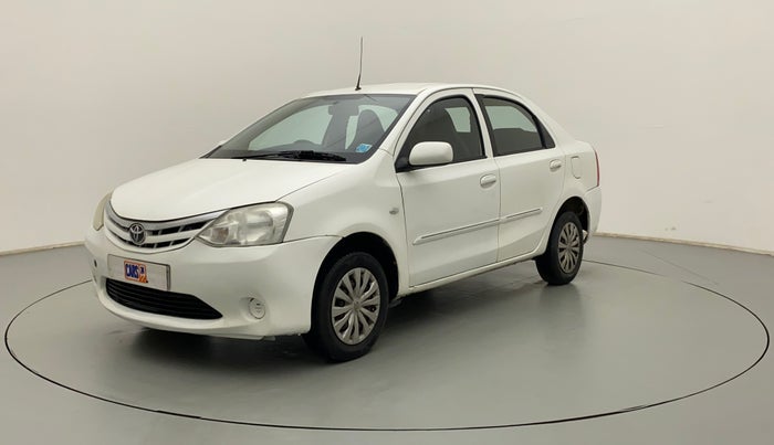 2012 Toyota Etios G, Petrol, Manual, 90,309 km, Left Front Diagonal
