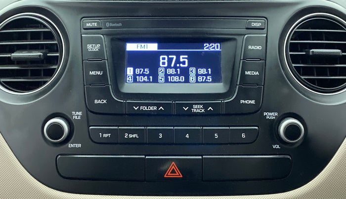 2019 Hyundai Xcent S 1.2, CNG, Manual, 84,966 km, Infotainment System