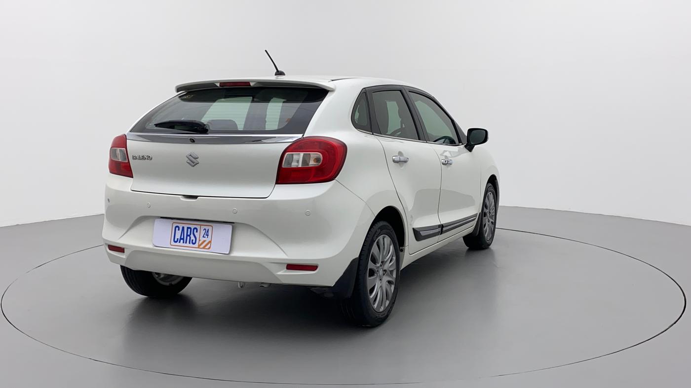 2017 Maruti Baleno ZETA CVT PETROL 1.2, CNG, Automatic, 23,424 km, Right Back Diagonal
