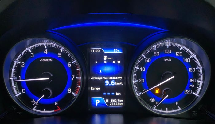 2017 Maruti Baleno ZETA CVT PETROL 1.2, CNG, Automatic, 23,424 km, Odometer Image