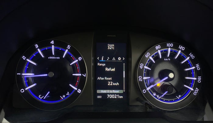 2022 Toyota Innova Crysta 2.7 VX 7 STR, Petrol, Manual, 70,083 km, Odometer Image