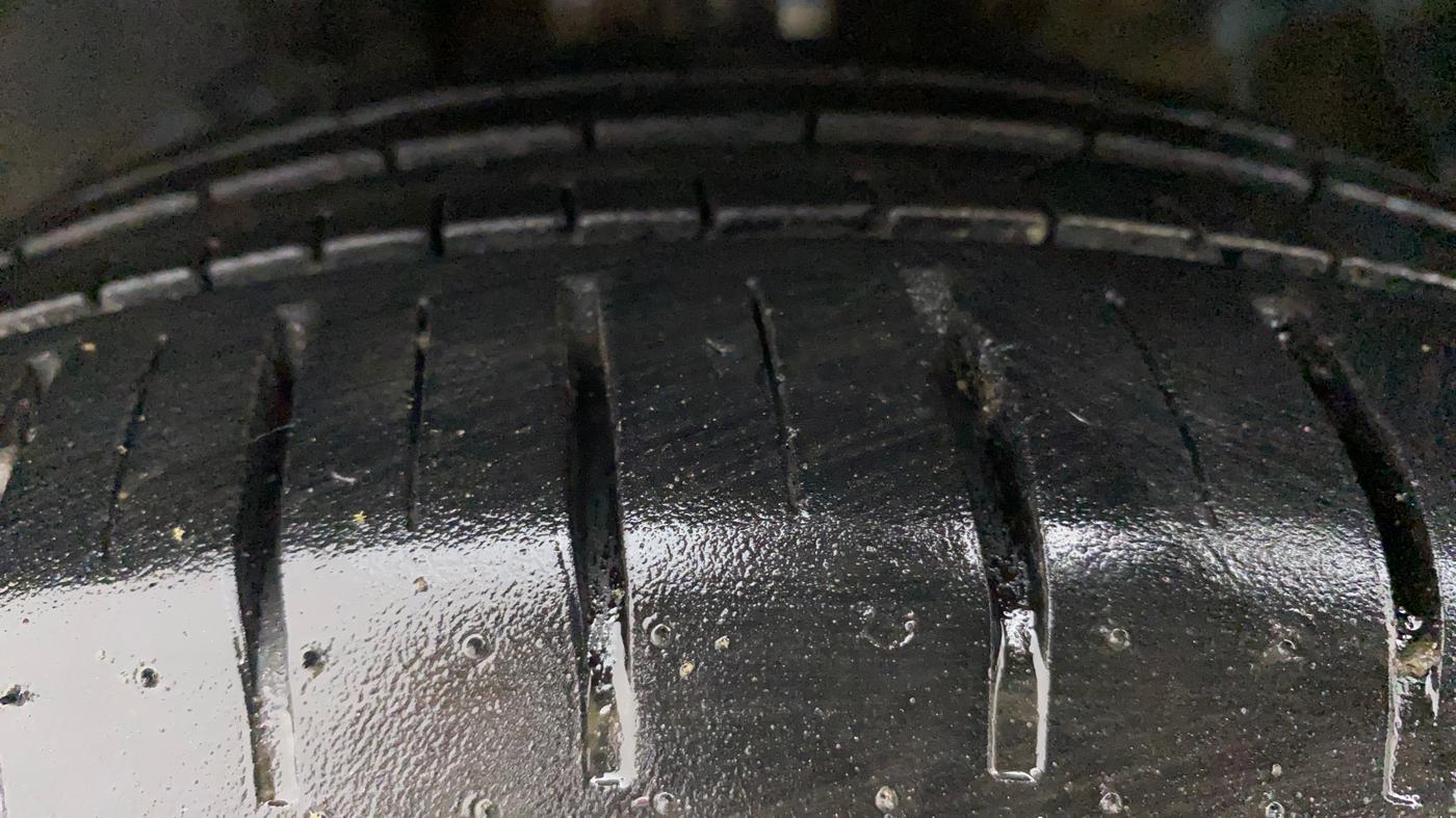 2021 Maruti Baleno ALPHA CVT PETROL 1.2, Petrol, Automatic, 12,445 km, Left Front Tyre Tread