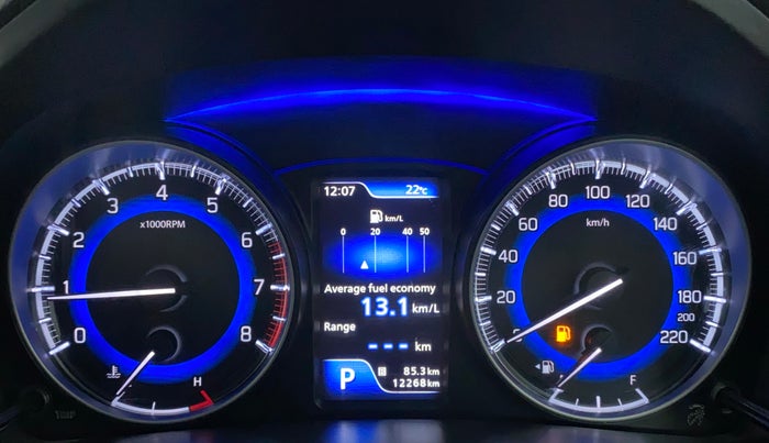 2021 Maruti Baleno ALPHA CVT PETROL 1.2, Petrol, Automatic, 12,445 km, Odometer Image