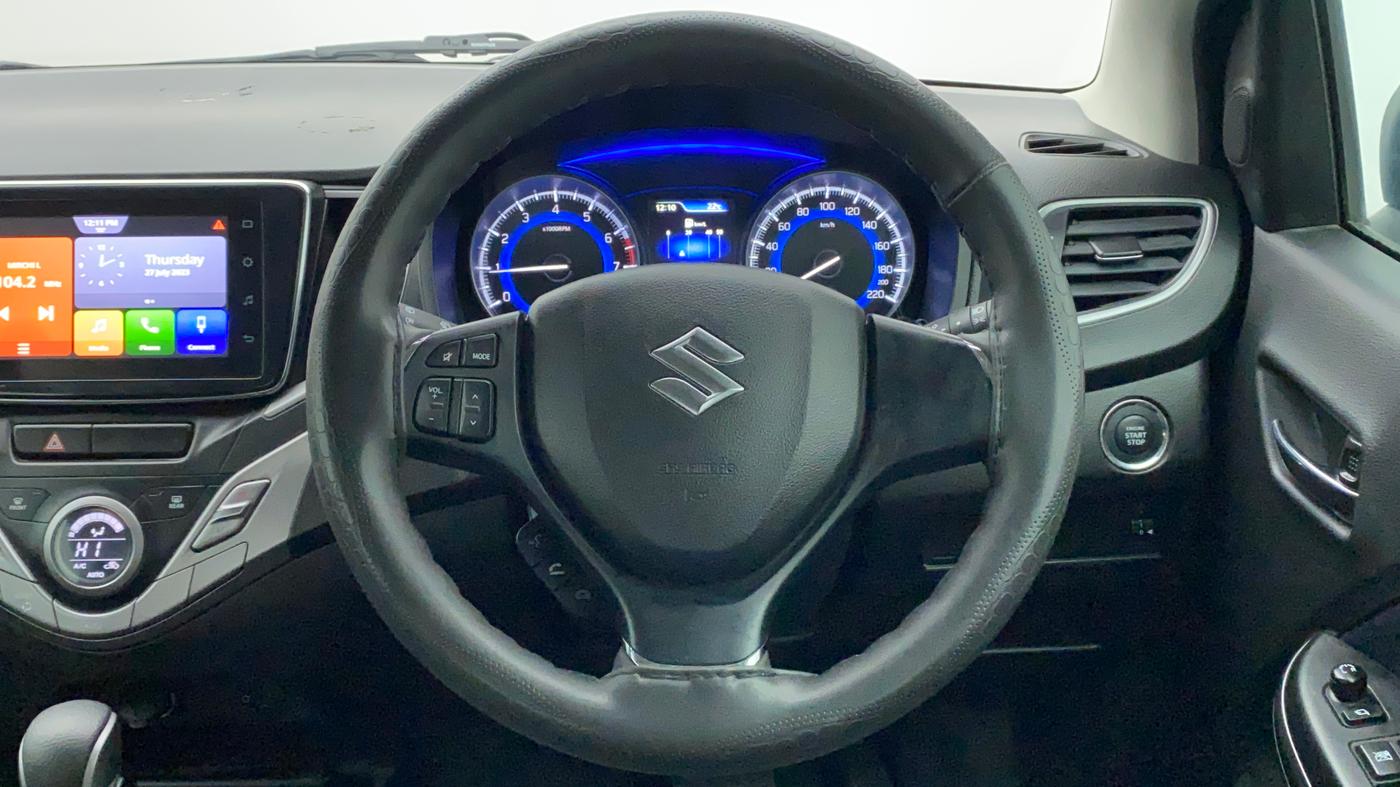 2021 Maruti Baleno ALPHA CVT PETROL 1.2, Petrol, Automatic, 12,445 km, Steering Wheel Close Up