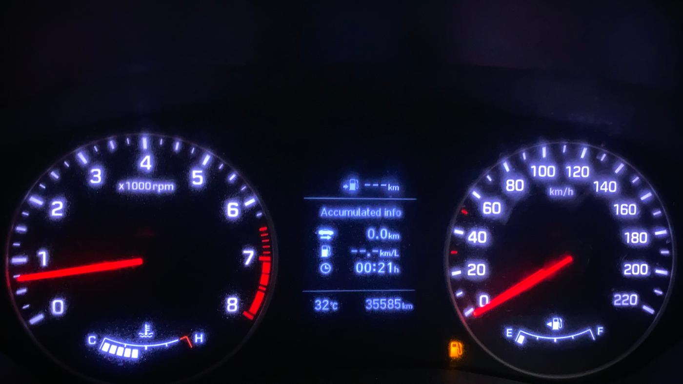 2019 Hyundai Elite i20 ASTA 1.2 (O), Petrol, Manual, 35,585 km, Odometer Image