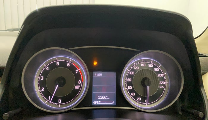 2019 Maruti Dzire VXI, Petrol, Manual, 70,824 km, Odometer Image
