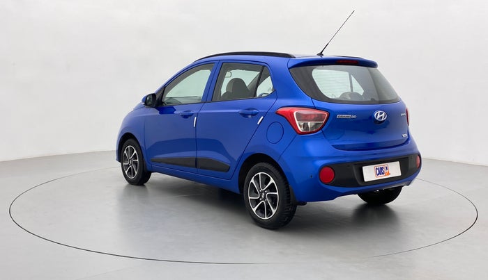 2017 Hyundai Grand i10 SPORTZ (O) 1.2 AT VTVT, Petrol, Automatic, 11,101 km, Left Back Diagonal