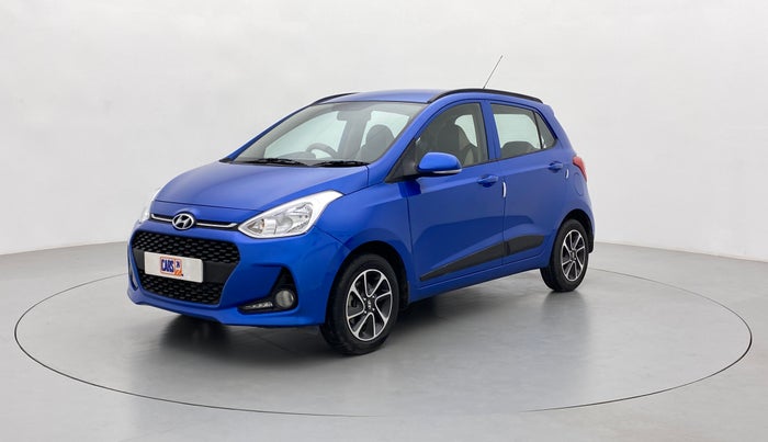 2017 Hyundai Grand i10 SPORTZ (O) 1.2 AT VTVT, Petrol, Automatic, 11,101 km, Left Front Diagonal