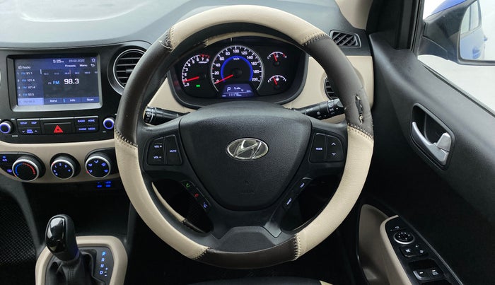 2017 Hyundai Grand i10 SPORTZ (O) 1.2 AT VTVT, Petrol, Automatic, 11,101 km, Steering Wheel Close Up