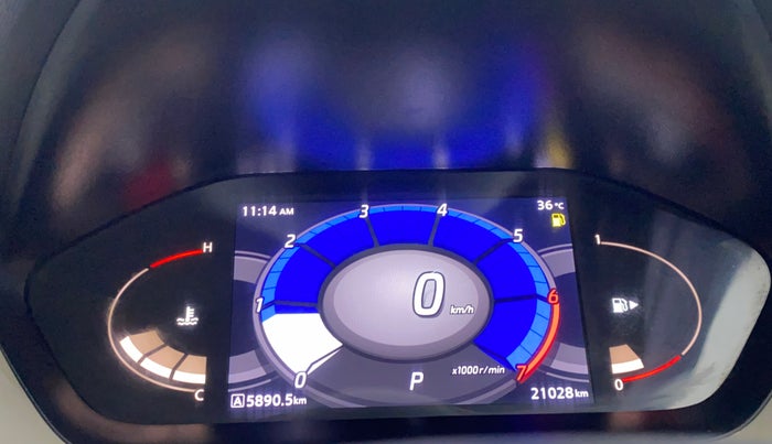 2022 Nissan MAGNITE XV TURBO CVT, Petrol, Automatic, 20,991 km, Odometer Image