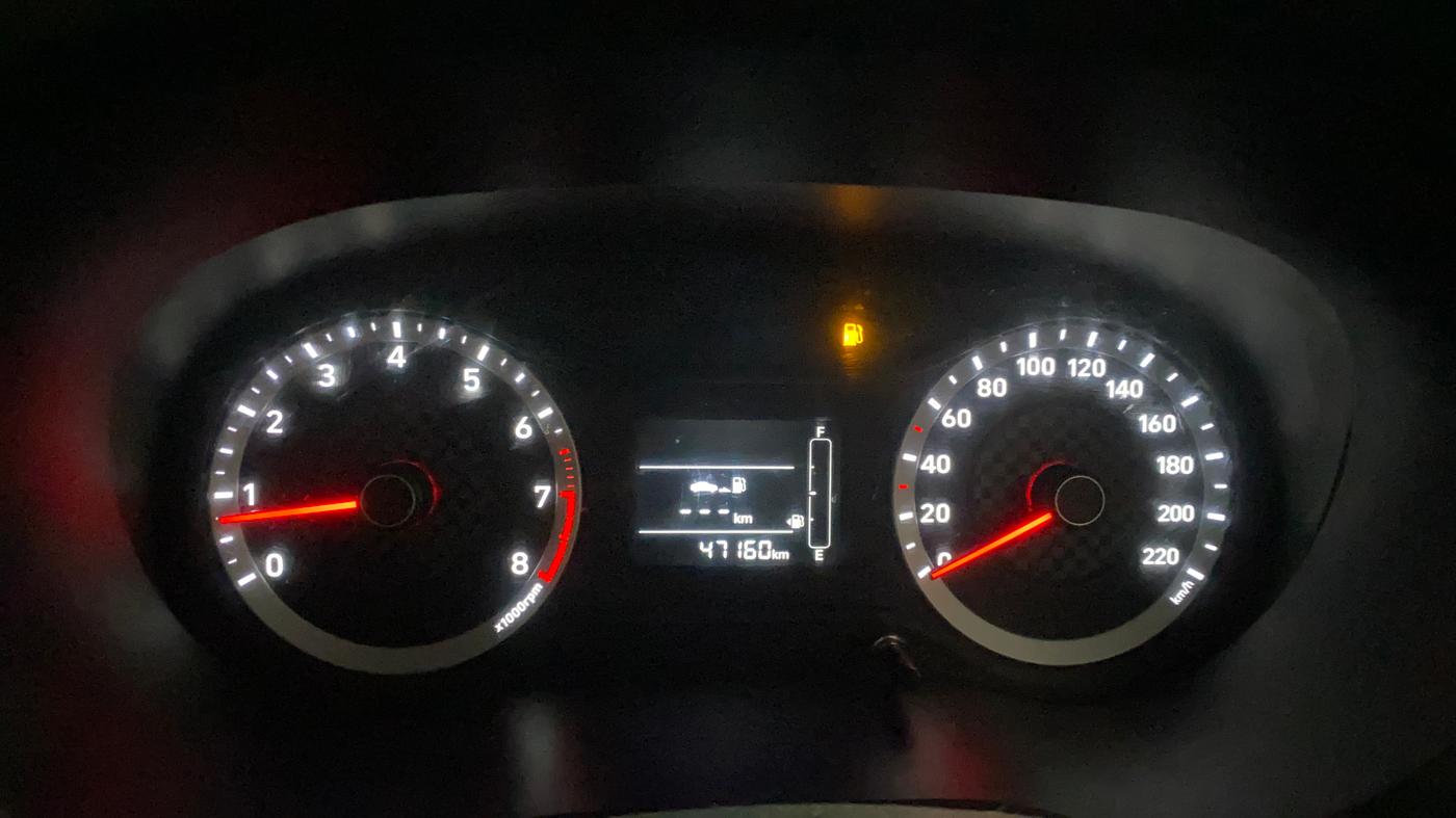 2020 Hyundai AURA S 1.2, Petrol, Manual, 47,151 km, Odometer Image