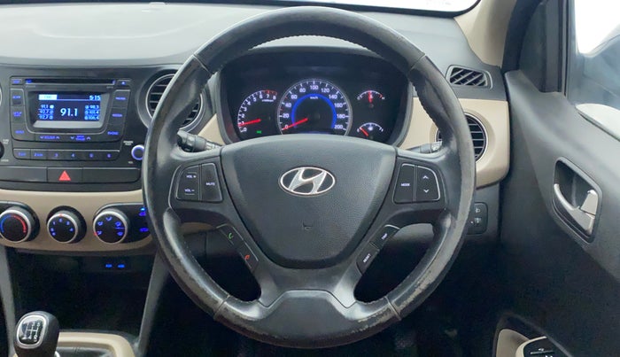 2013 Hyundai Grand i10 ASTA 1.2 KAPPA VTVT, Petrol, Manual, 27,208 km, Steering Wheel Close Up