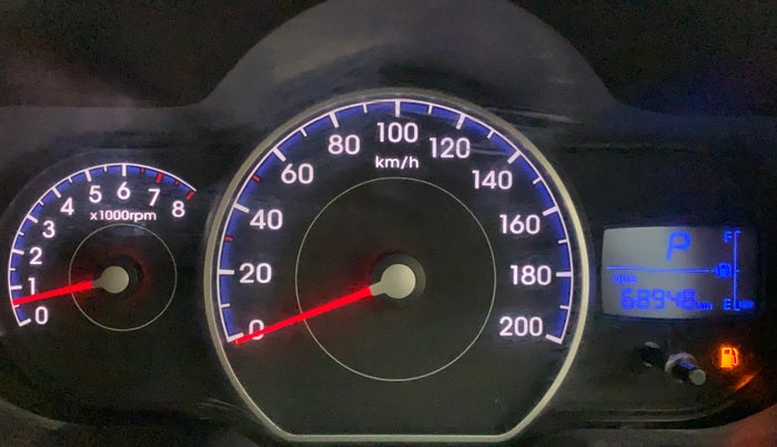 2012 Hyundai i10 SPORTZ 1.2 AT, Petrol, Automatic, 68,948 km, Odometer Image
