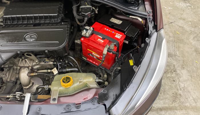 2021 Tata TIGOR XZA PLUS PETROL, Petrol, Automatic, 79,010 km, Engine View - Left