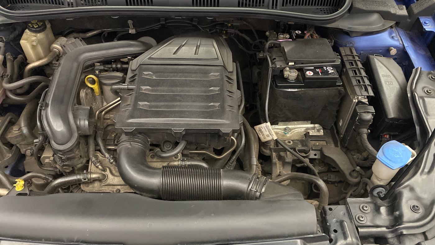 2022 Volkswagen VIRTUS HIGHLINE TSI 1.0 MT, Petrol, Manual, 28,233 km, Engine View - Left