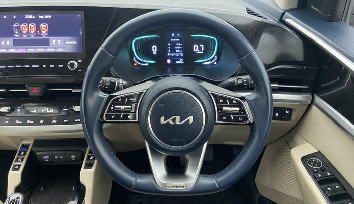 2022 KIA CARENS LUXURY 1.4 PETROL 7 STR, Petrol, Manual, 33,506 km, Steering Wheel Close Up