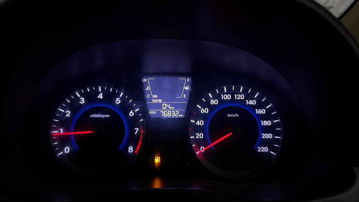 2016 Hyundai Verna 1.6 VTVT S, Petrol, Manual, 76,832 km, Odometer Image