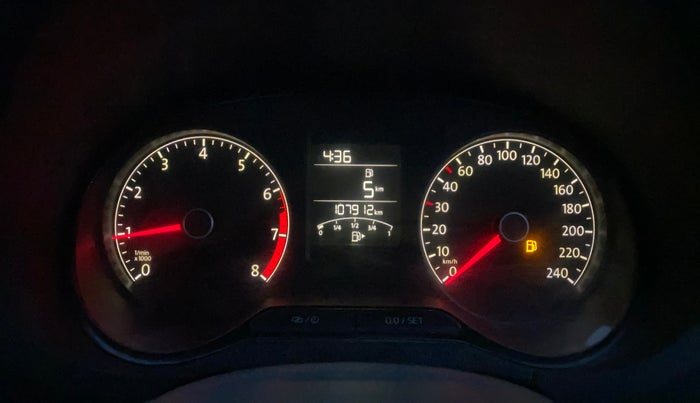 2016 Volkswagen Ameo HIGHLINE1.2L, Petrol, Manual, 1,07,901 km, Odometer Image