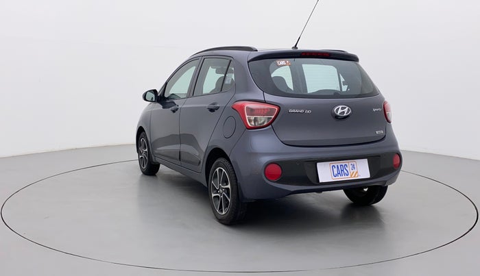 2017 Hyundai Grand i10 SPORTZ (O) AT 1.2 KAPPA VTVT, Petrol, Automatic, 47,792 km, Left Back Diagonal