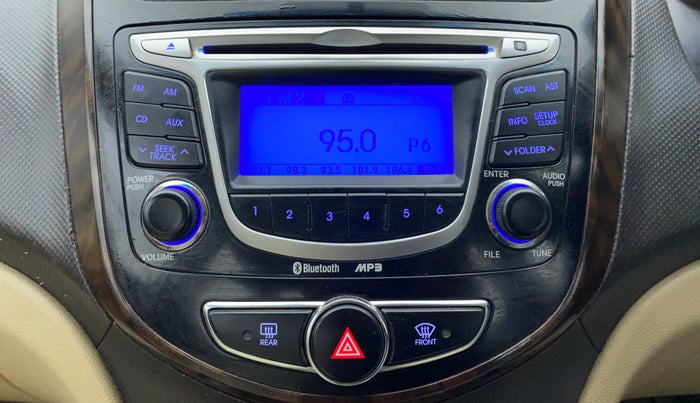2012 Hyundai Verna FLUIDIC 1.6 EX CRDI, Diesel, Manual, 1,00,244 km, Infotainment System