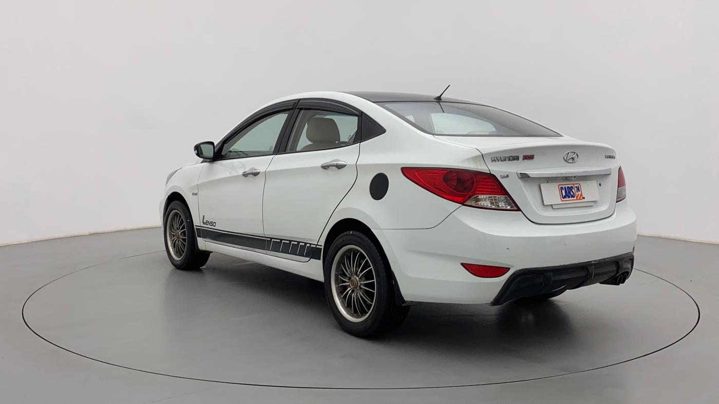 2012 Hyundai Verna FLUIDIC 1.6 EX CRDI, Diesel, Manual, 1,00,244 km, Left Back Diagonal