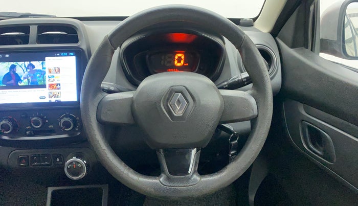 2018 Renault Kwid RXT 1.0 AMT (O), Petrol, Automatic, 1,00,669 km, Steering Wheel Close Up