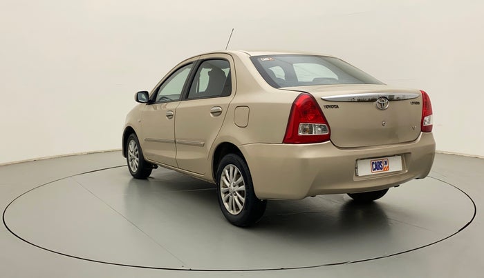 2011 Toyota Etios V, Petrol, Manual, 68,751 km, Left Back Diagonal