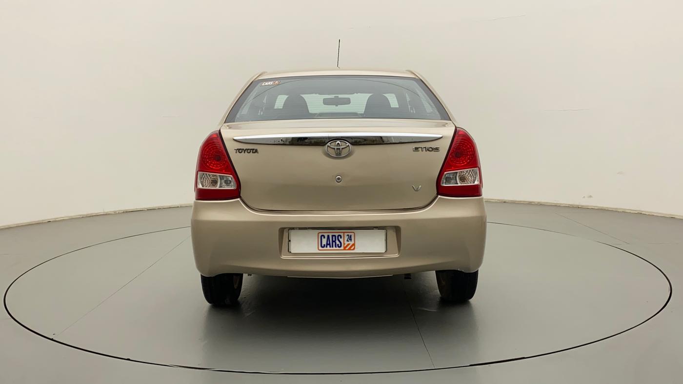 2011 Toyota Etios V, Petrol, Manual, 68,751 km, Back/Rear