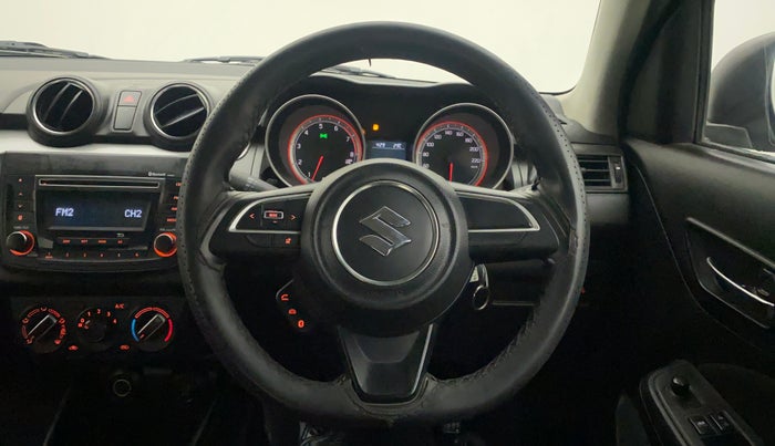 2018 Maruti Swift VXI AMT, Petrol, Automatic, 13,881 km, Steering Wheel Close Up