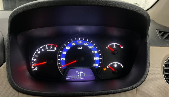 2015 Hyundai Xcent S 1.2, Petrol, Manual, 60,229 km, Odometer Image