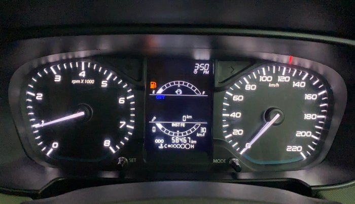 2022 Tata PUNCH ADVENTURE MT, Petrol, Manual, 58,416 km, Odometer Image