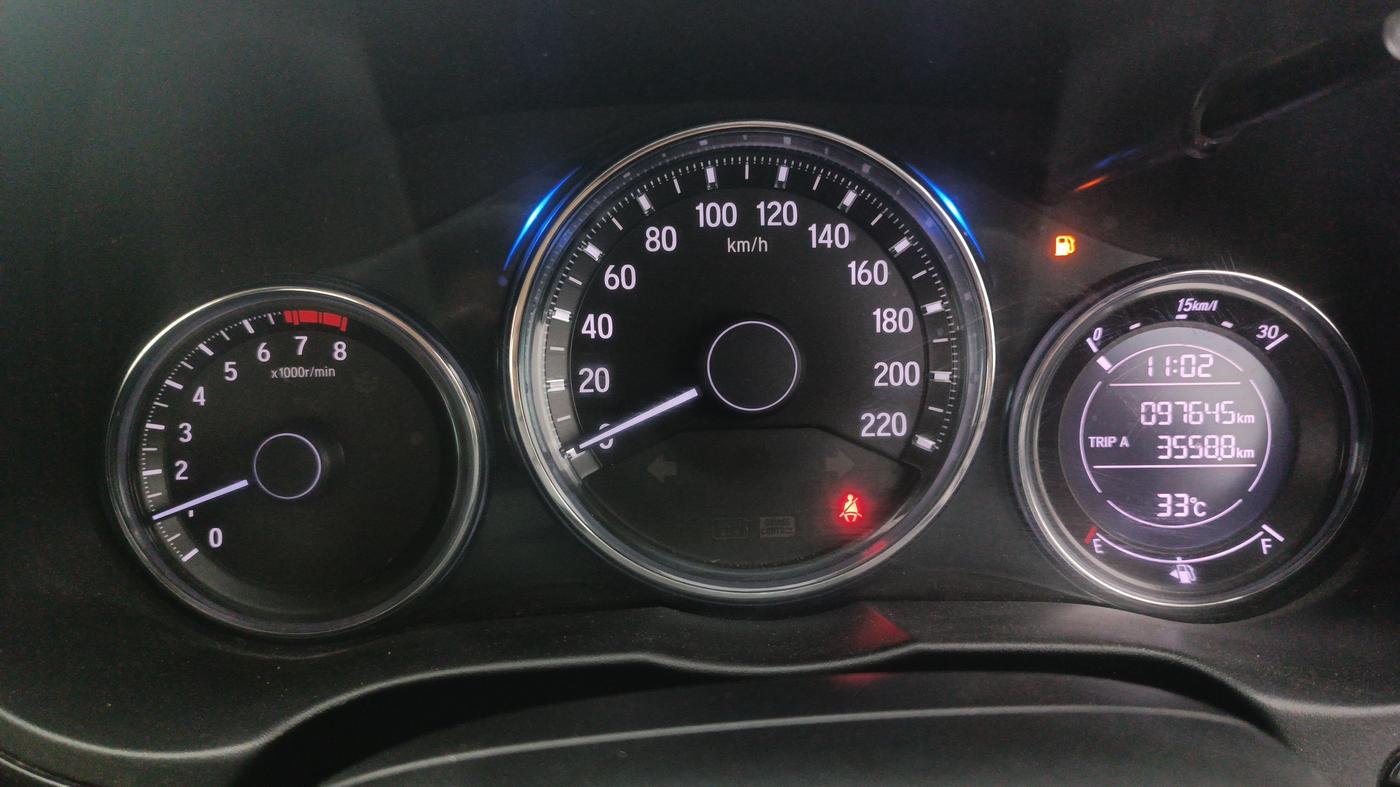 2017 Honda City 1.5L I-VTEC SV, Petrol, Manual, 97,645 km, Odometer Image