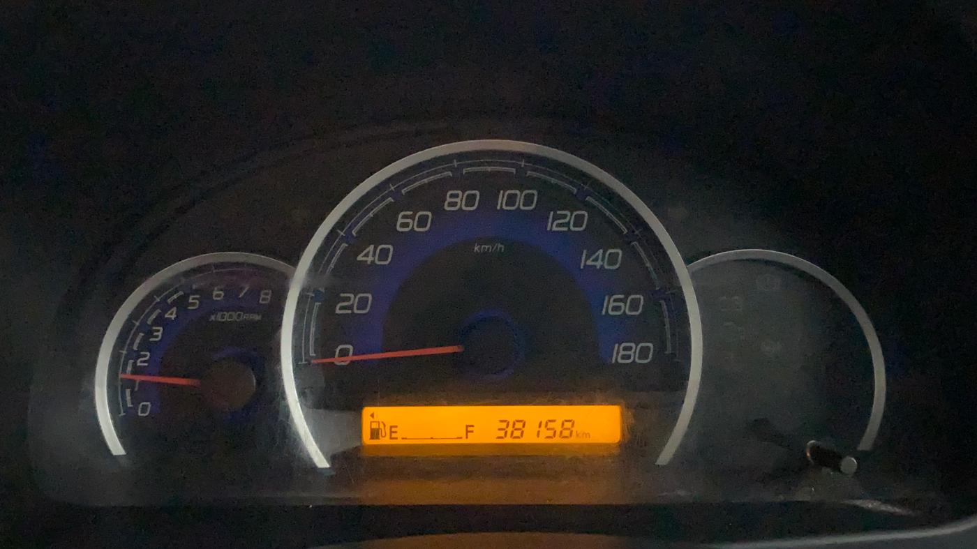 2018 Maruti Wagon R 1.0 VXI, Petrol, Manual, 38,157 km, Odometer Image