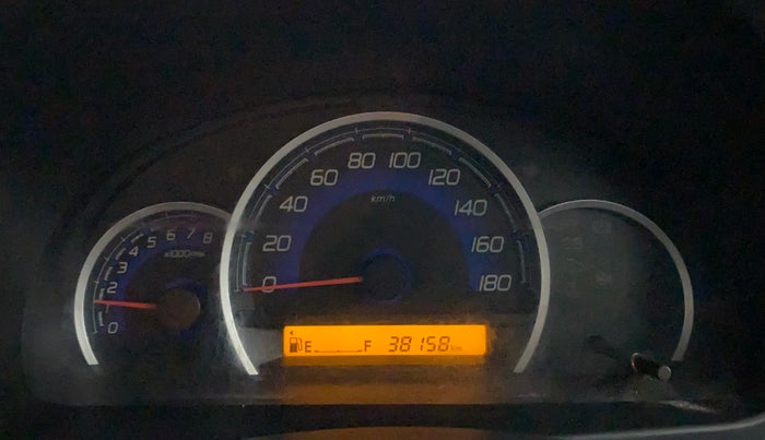 2018 Maruti Wagon R 1.0 VXI, Petrol, Manual, 38,157 km, Odometer Image