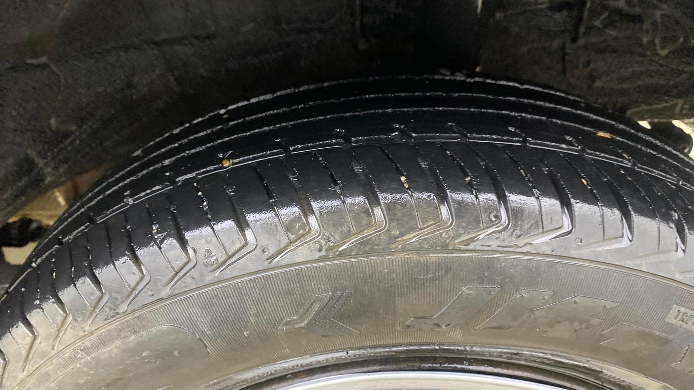 2017 Renault Kwid RXT 0.8, Petrol, Manual, 1,13,911 km, Left Rear Tyre Tread