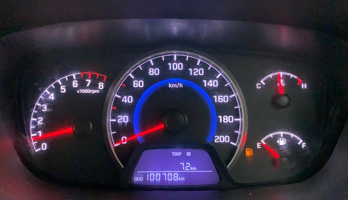 2015 Hyundai Grand i10 SPORTZ 1.2 KAPPA VTVT, Petrol, Manual, 1,00,708 km, Odometer Image