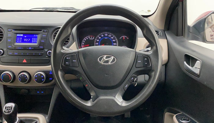 2015 Hyundai Grand i10 SPORTZ 1.2 KAPPA VTVT, Petrol, Manual, 1,00,708 km, Steering Wheel Close Up