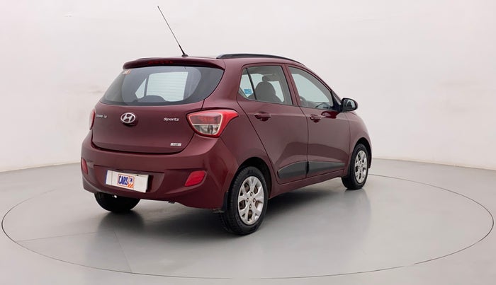 2015 Hyundai Grand i10 SPORTZ 1.2 KAPPA VTVT, Petrol, Manual, 1,00,708 km, Right Back Diagonal