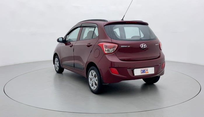 2016 Hyundai Grand i10 SPORTZ 1.2 KAPPA VTVT, Petrol, Manual, 39,987 km, Left Back Diagonal