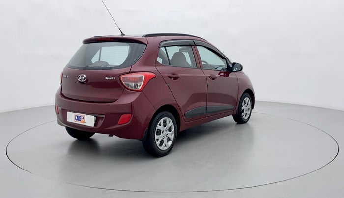 2016 Hyundai Grand i10 SPORTZ 1.2 KAPPA VTVT, Petrol, Manual, 39,987 km, Right Back Diagonal