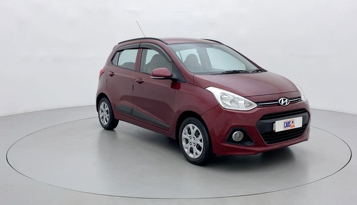 2016 Hyundai Grand i10 SPORTZ 1.2 KAPPA VTVT, Petrol, Manual, 39,987 km, Right Front Diagonal
