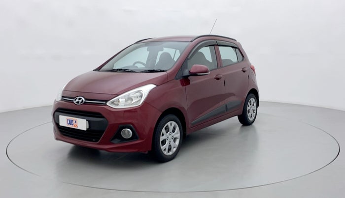 2016 Hyundai Grand i10 SPORTZ 1.2 KAPPA VTVT, Petrol, Manual, 39,987 km, Left Front Diagonal